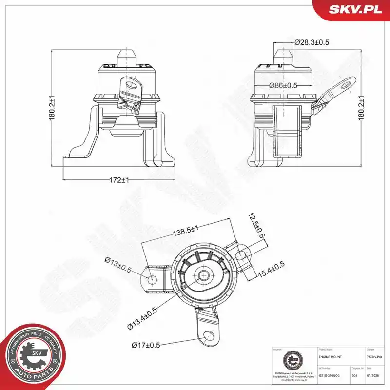 ESEN SKV 75SKV490
