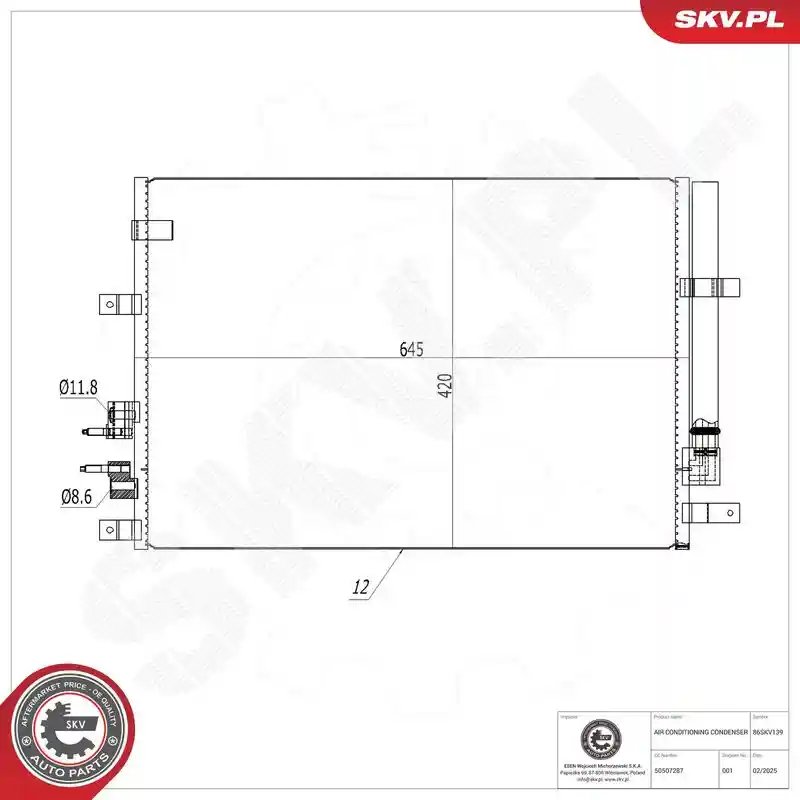 ESEN SKV 86SKV139 ESEN SKV 86SKV139