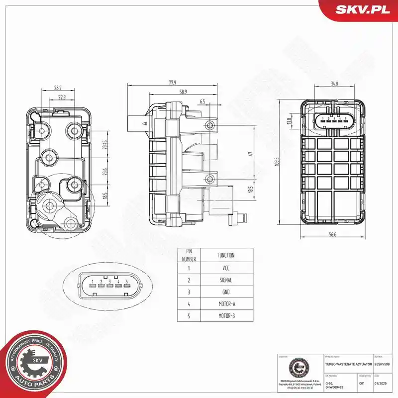 ESEN SKV 95SKV509 ESEN SKV 95SKV509