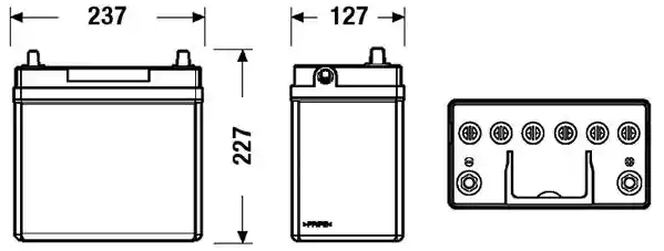 EXIDE EB456
