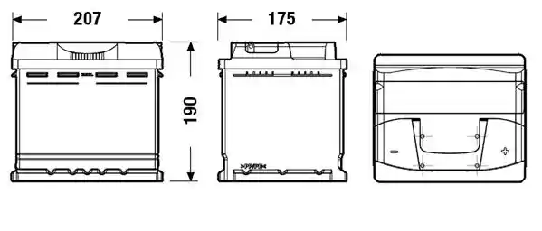 EXIDE EB500