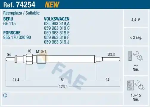 FAE 74254