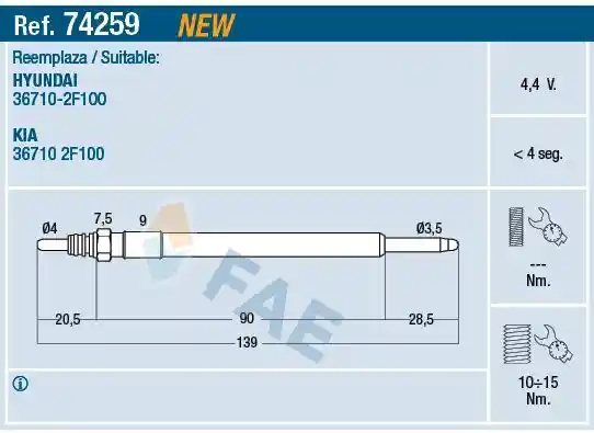 FAE 74259 FAE 74259