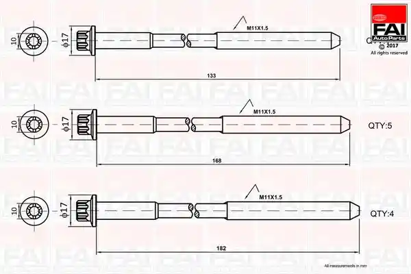 FAI AutoParts B1058 FAI AutoParts B1058