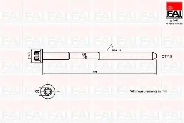 FAI AutoParts B2120 FAI AutoParts B2120