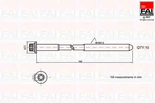 FAI AutoParts B489