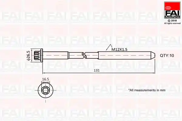 FAI AutoParts B896