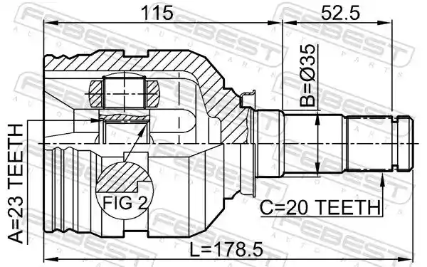 FEBEST 0111-SXM10LH