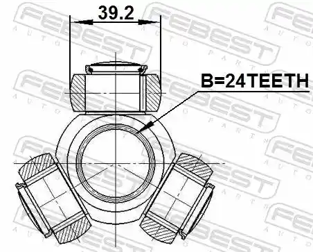 FEBEST 0116-NDE180