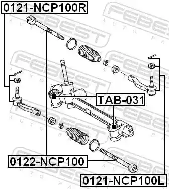 FEBEST 0121-NCP100L
