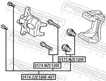 FEBEST 0174-ZZE120F-KIT