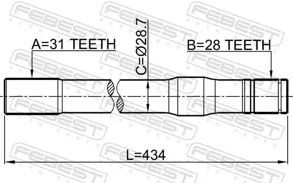 FEBEST 0212-Y61RH