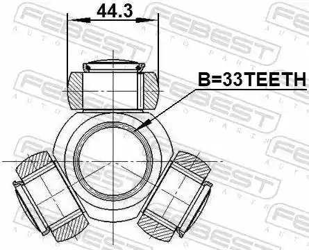 FEBEST 0216-J10