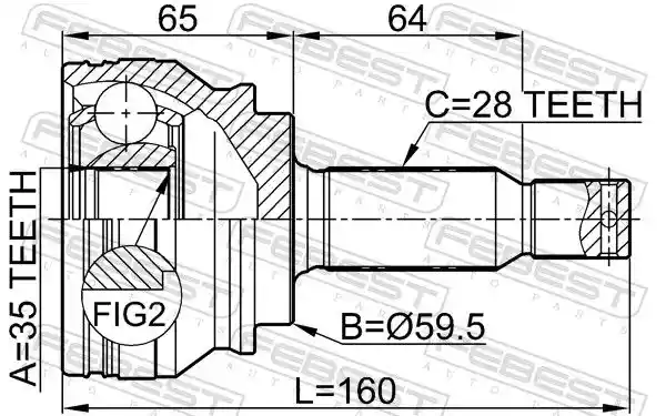 FEBEST 0410-CW5