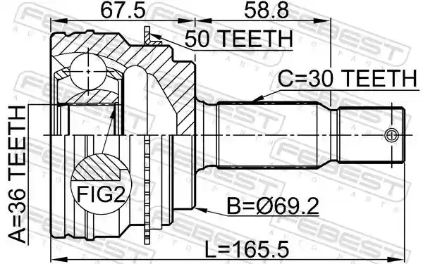 FEBEST 0410-V97A50