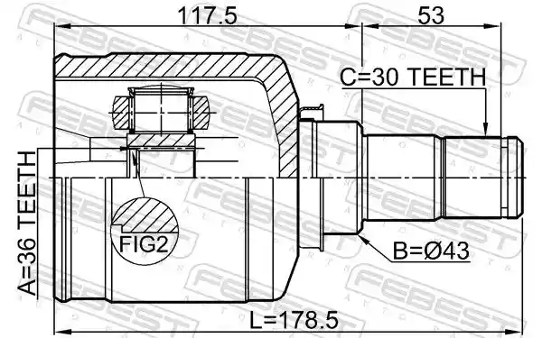 FEBEST 0411-CW6LH