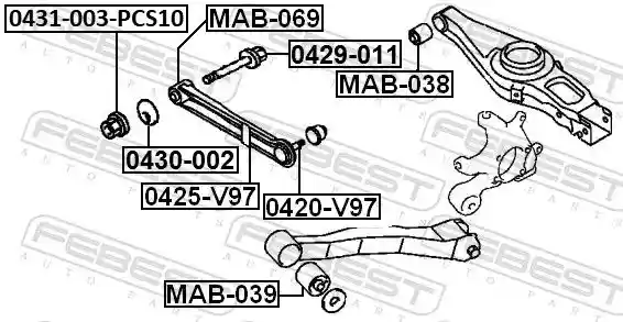 FEBEST 0431-003-PCS10