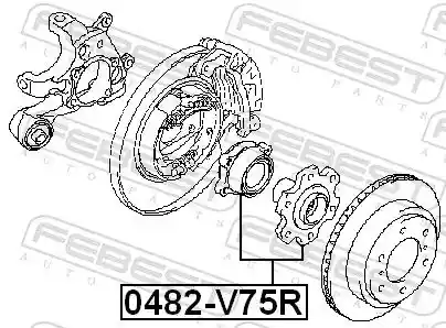 FEBEST 0482-V75R