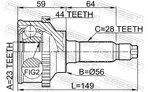 FEBEST 0510-018A44