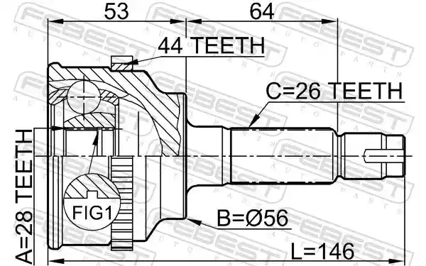 FEBEST 0510-034A44