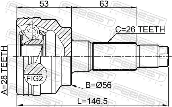 FEBEST 0510-323BJ