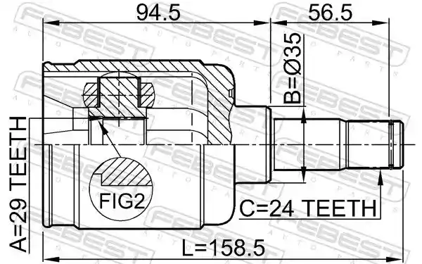 FEBEST 0511-CPLH