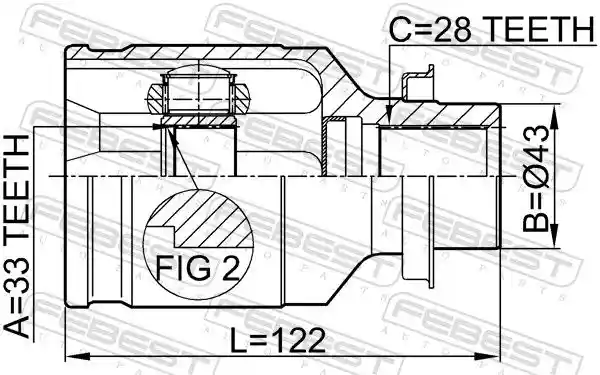 FEBEST 0511-M6MTRH