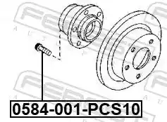 FEBEST 0584-001-PCS10