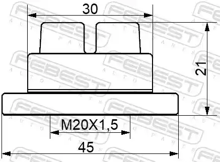 FEBEST 0598-NHUB02