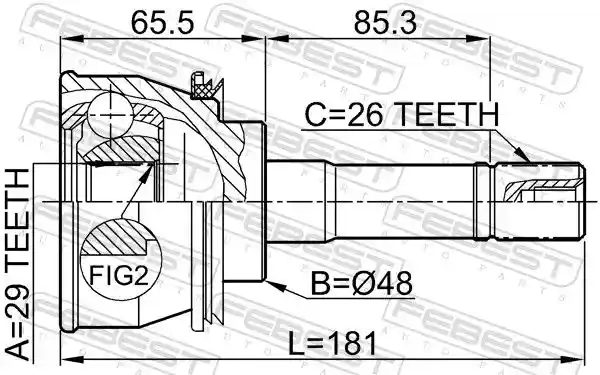 FEBEST 0710-011