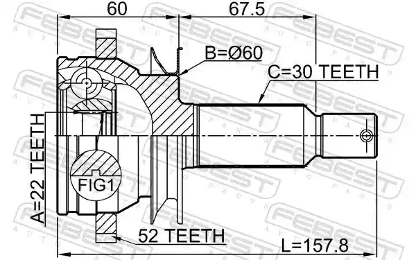 FEBEST 1210-CM10RA52