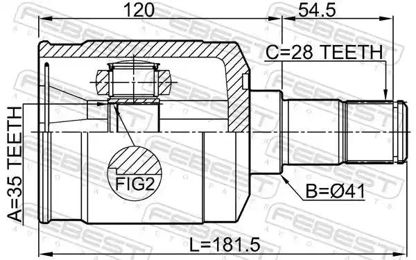 FEBEST 1211-DM24MTLH