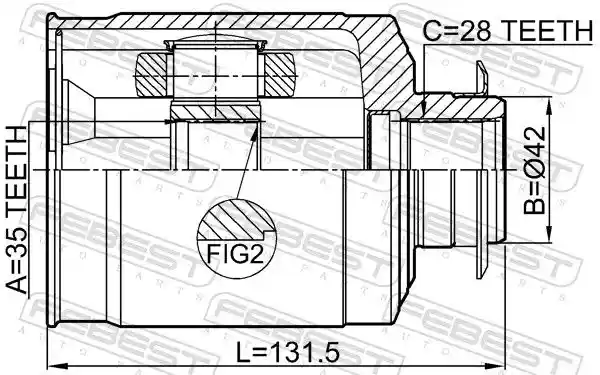 FEBEST 1211-DMRH