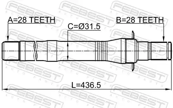 FEBEST 1212-CM10MT4WD