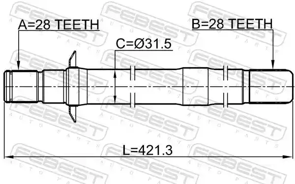 FEBEST 1212-DM15RH