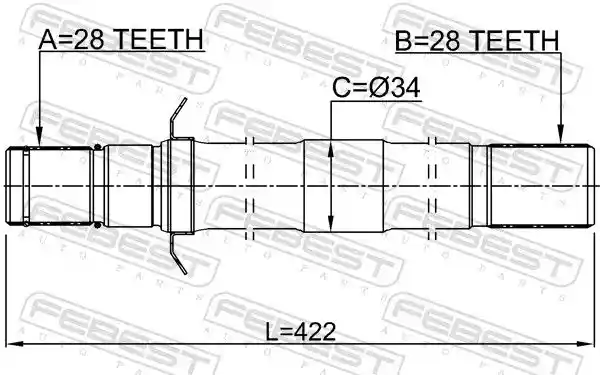 FEBEST 1212-KMH4WDRH