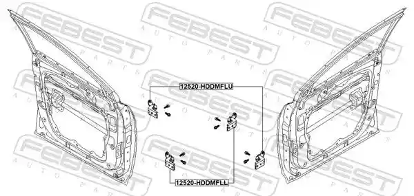 FEBEST 12520-HDDMFLU