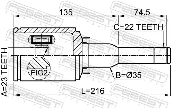 FEBEST 1811-A16XERATLH