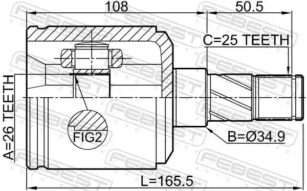 FEBEST 1811-A17DLH