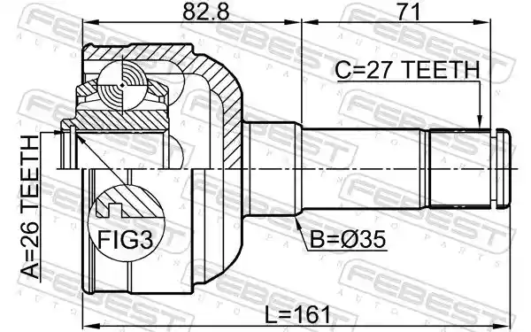 FEBEST 1811-A20DRH