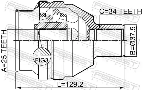 FEBEST 1811-Z16RH