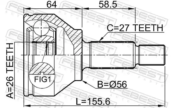 FEBEST 2110-CAK