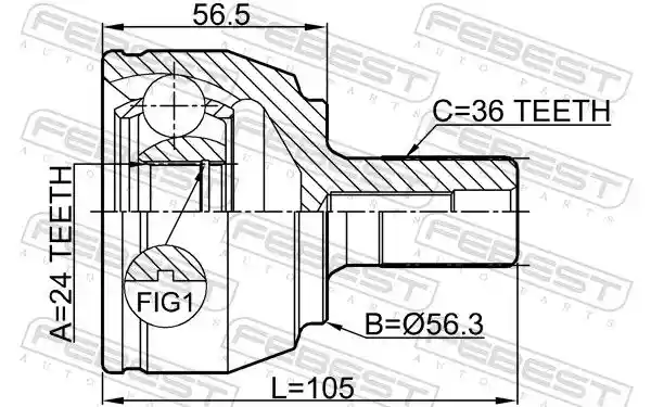 FEBEST 2110-FOCII20