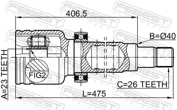 FEBEST 2111-CB420RH