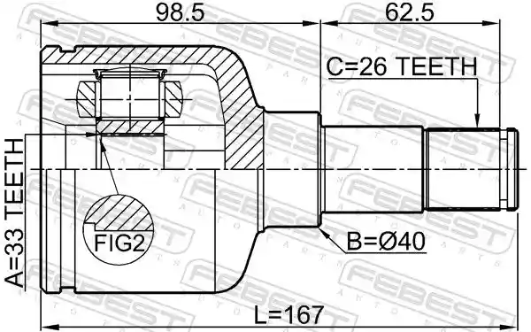 FEBEST 2111-GEMTLH