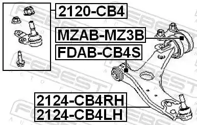 FEBEST 2124-CB4LH