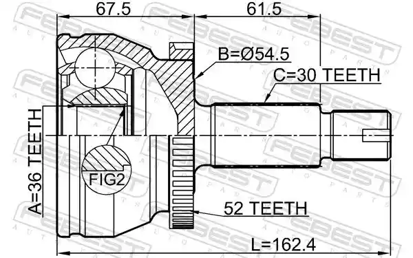 FEBEST 2210-SORA52