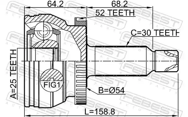 FEBEST 2210-XM12A52