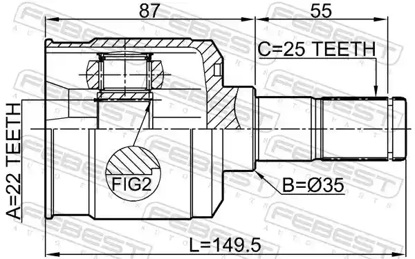 FEBEST 2211-SORR