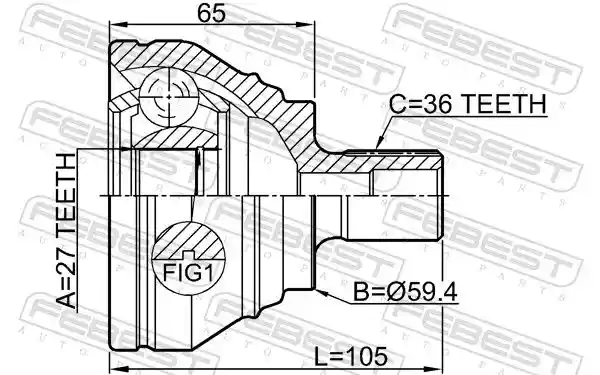 FEBEST 2310-B6